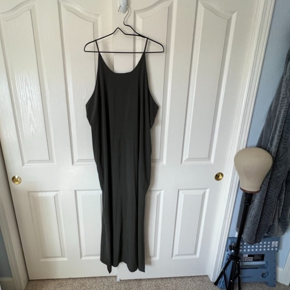 Athleta Charcoal Grey Maxi Dress Size 2X